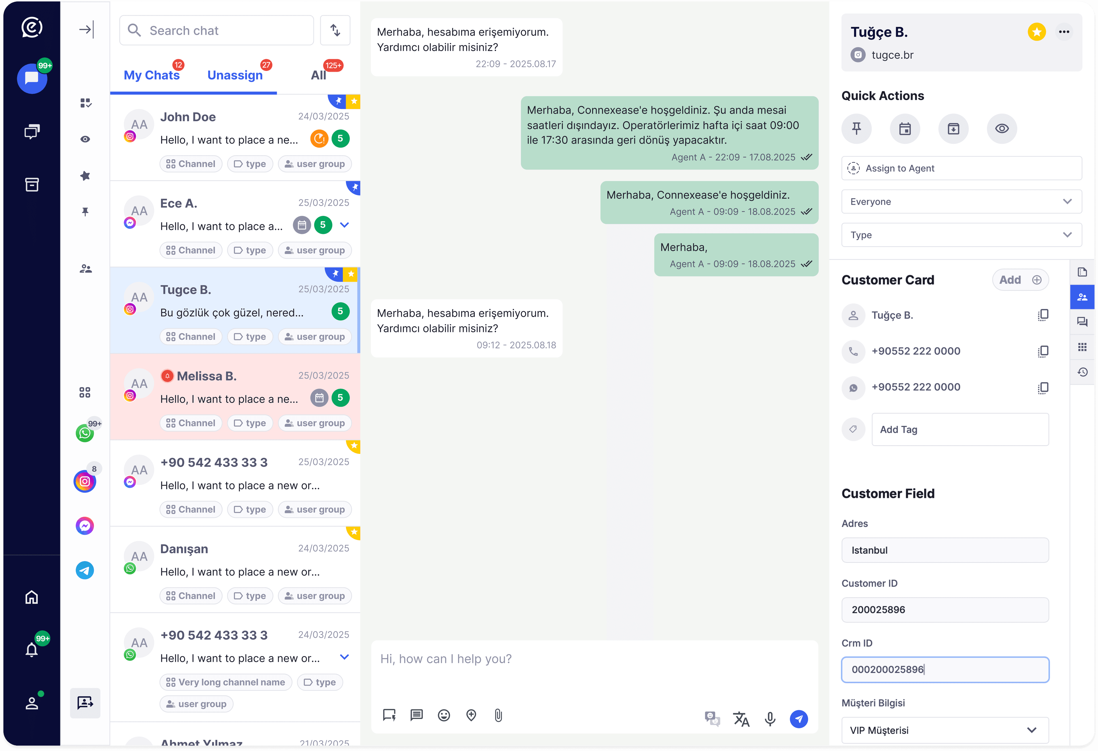 Tüm Müşteri İletişimini Tek Panelden Yönetin